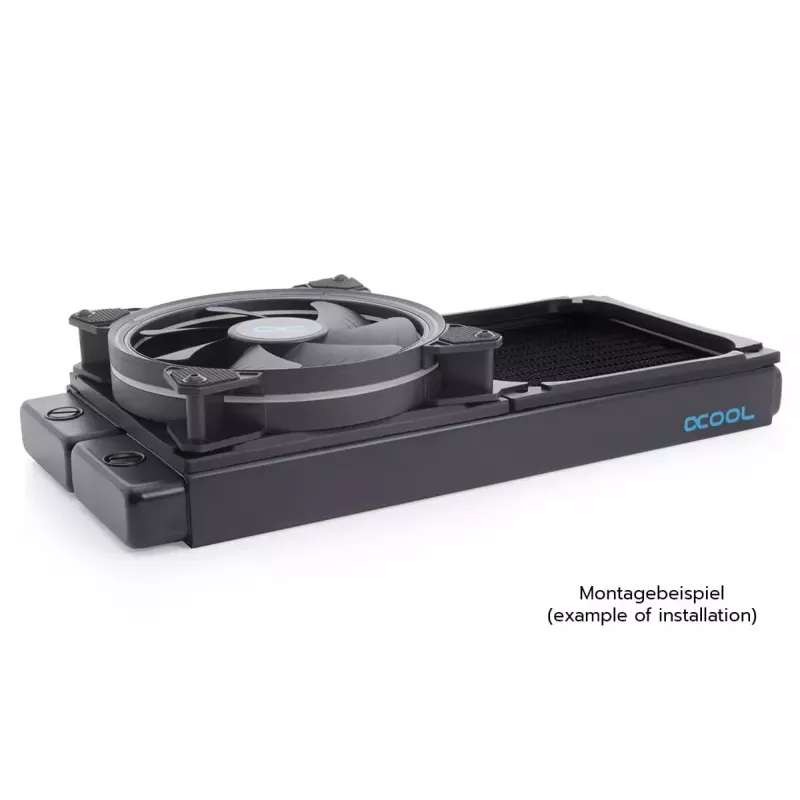 Kühlsystem Alphacool 24831 Silikon Schwarz 14cm Lüfter