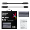 ADATA SE880 500 GB USB Type-C 3.2 Gen 2 (3.1 Gen 2) Wi-Fi Grau