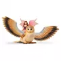 schleich BAYALA Fee im Flug auf Glam-Eule, 5 Jahr(e), Sonnenelfen, Einhörner & Feen, Mehrfarbig, Kunststoff