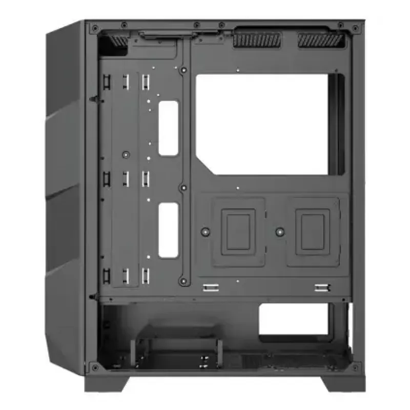PC Midi Tower Gehäuse XILENCE Performance A+ BREEZE II — schwarz, gehärtetes Glas, unterstützt ATX/Micro‑ATX/Mini‑ITX, 3x140mm Front, 1x120mm Rückseite