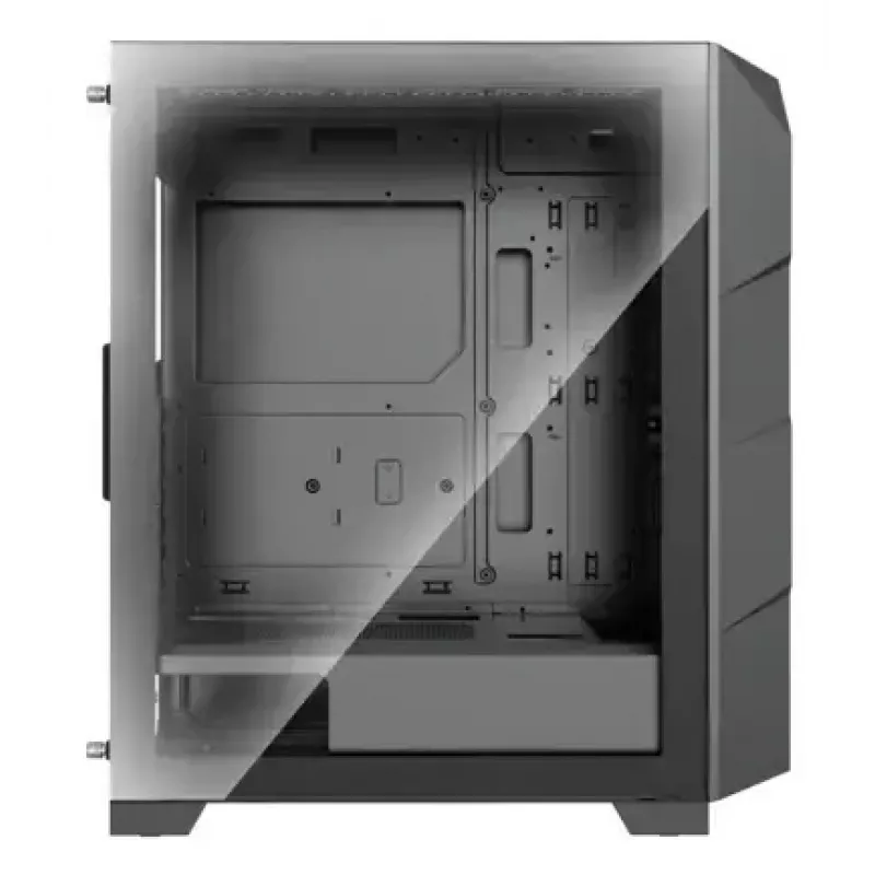 PC Midi Tower Gehäuse XILENCE Performance A+ BREEZE II — schwarz, gehärtetes Glas, unterstützt ATX/Micro‑ATX/Mini‑ITX, 3x140mm Front, 1x120mm Rückseite