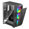 PC Midi Tower Gehäuse XILENCE Performance A+ BREEZE II — schwarz, gehärtetes Glas, unterstützt ATX/Micro‑ATX/Mini‑ITX, 3x140mm Front, 1x120mm Rückseite