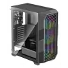 PC Midi Tower Gehäuse XILENCE Performance A+ BREEZE II — schwarz, gehärtetes Glas, unterstützt ATX/Micro‑ATX/Mini‑ITX, 3x140mm Front, 1x120mm Rückseite