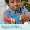 Holz-Steck- und Spiel-Fahrzeugbausatz Melissa & Doug Blockables, 54 Stück, verbindbar, FSC-zertifiziert