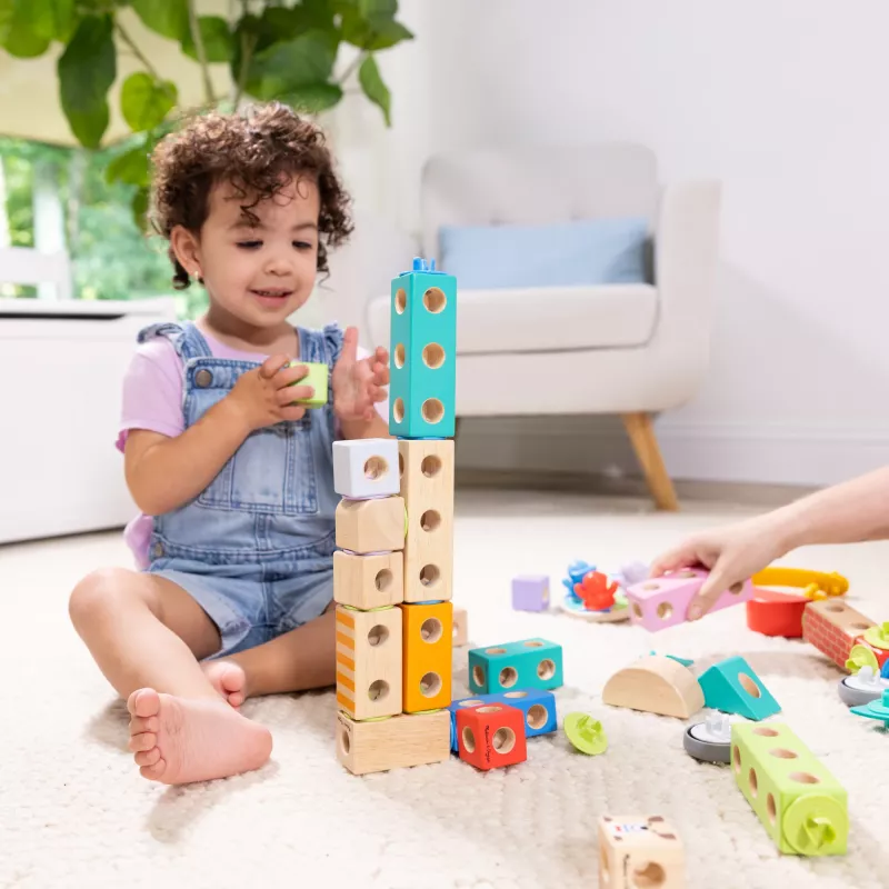 Melissa & Doug MDT BBN Blockables Town Pyst GML, 2 Jahr(e), 73 Stk., Kunststoff, Holz