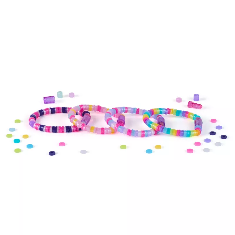 Kinder-Schmuckarmband-Bastelset Cool Maker Stack’d Heishi Erweiterungspackung 1300 Perlen für 15 Armbänder