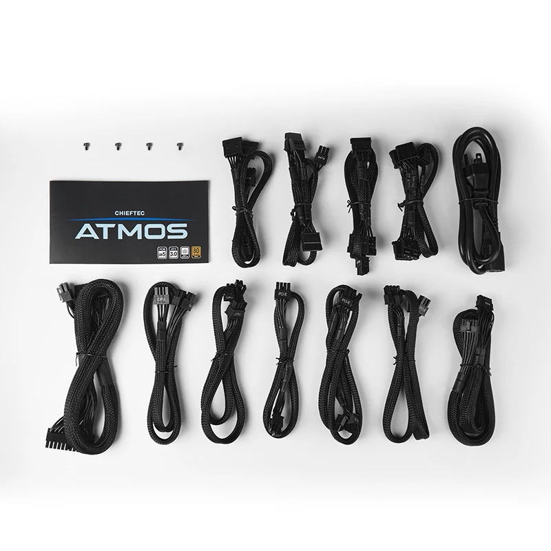 Chieftec Atmos Netzteil 750 W 20+4-pol ATX ATX Schwarz
