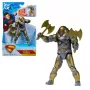Actionfigur Superman Hammer of Boravia 6 Zoll, Filmstil, enthält 2 Zubehörteile, Gold/Grau