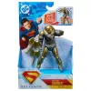 Actionfigur Superman Hammer of Boravia 6 Zoll, Filmstil, enthält 2 Zubehörteile, Gold/Grau