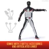 DC Comics, SUPERMAN, Mr. Terrific, Epic Strike Actionfigur, 15 cm groß, authentisches Film-Design, enthält 2 Zubehörteile, Spielzeug für Jungen und Mädchen ab 4 Jahren