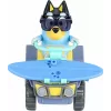 Moose Toys Bluey S9 Figur & Fahrzeug-Set Strand-Quad mit Bandit