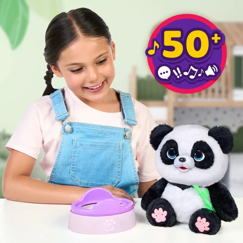 Moose Toys Little Live Pets My Baby Panda Chuchu, Spielzeug-Panda, 4 Jahre, Interaktiv, Mit Sound, AA