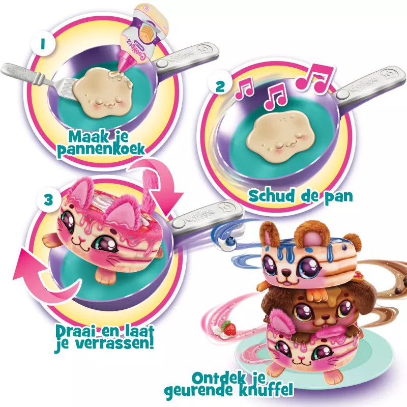 Moose Toys Cookeez Makery Pancake, Spielzeug-Lebensmittel, 5 Jahre