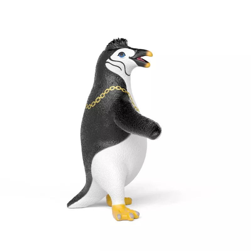 schleich Juri der Pinguin mit Halskette, 3 Jahr(e), Mehrfarbig, Kunststoff
