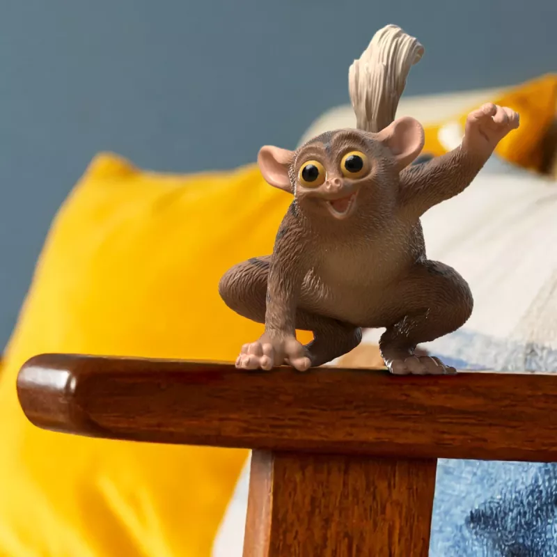 schleich Fitzgeraldo der Koboldmaki, 3 Jahr(e), Mehrfarbig, Kunststoff