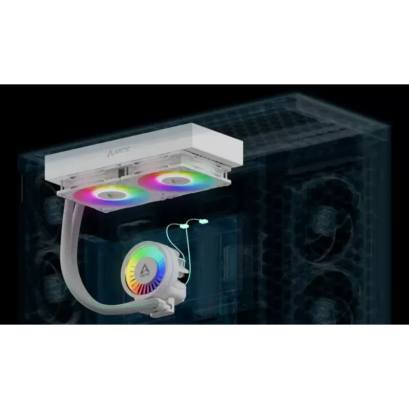 ARCTIC Liquid Freezer III Pro 280 A-RGB (Weiß) Multi-kompatibler All-in-One CPU-Wasserkühler mit A-RGB