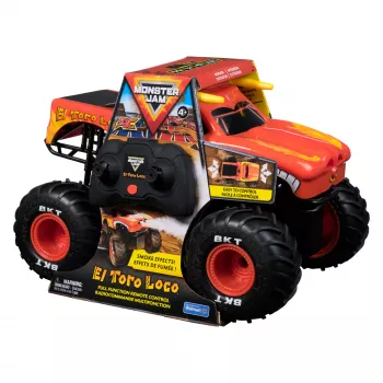 Monster Jam , El Toro Loco RC Monster Truck mit Atomizer-Raucheffekten, Maßstab 1:15, Spielzeug für Jungen und Mädchen ab 3 Jahren