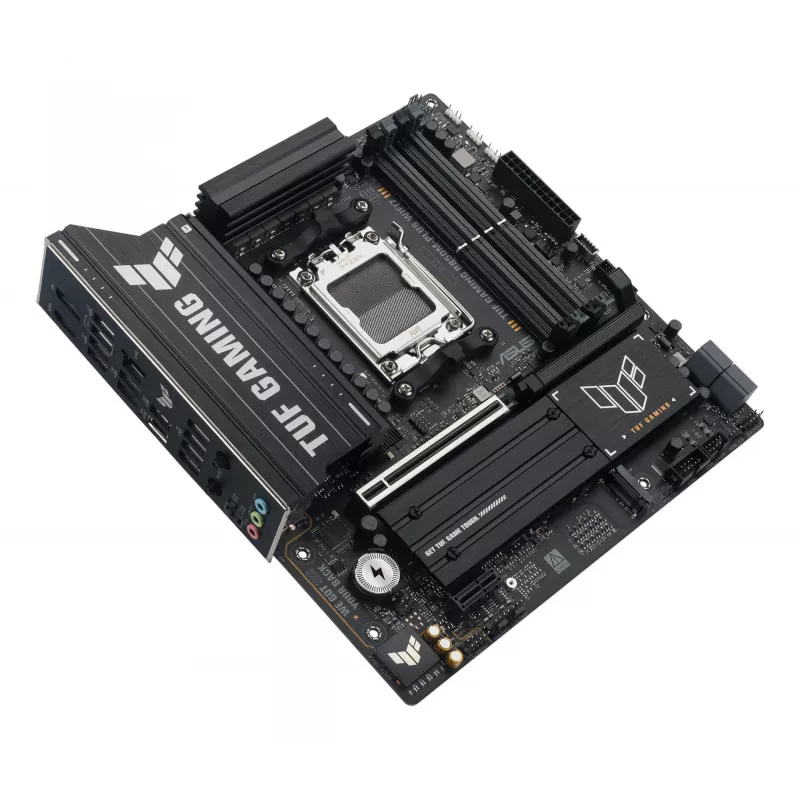 Motherboard ASUS TUF GAMING B850M-PLUS WIFI7 micro ATX, AMD B850, Sockel AM5, DDR5, 4 DIMM, 256GB, Wi‑Fi 7, 2,5Gb LAN