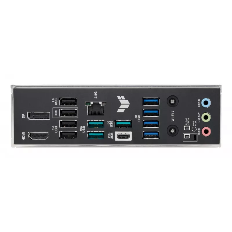 Motherboard ASUS TUF GAMING B850M-PLUS WIFI7 micro ATX, AMD B850, Sockel AM5, DDR5, 4 DIMM, 256GB, Wi‑Fi 7, 2,5Gb LAN