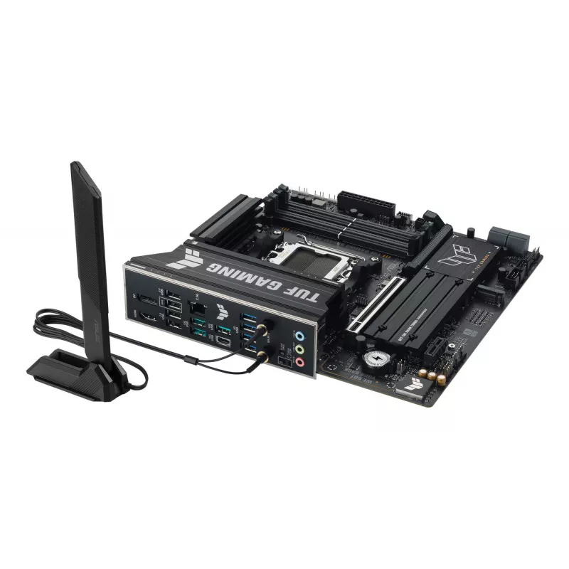 Motherboard ASUS TUF GAMING B850M-PLUS WIFI7 micro ATX, AMD B850, Sockel AM5, DDR5, 4 DIMM, 256GB, Wi‑Fi 7, 2,5Gb LAN