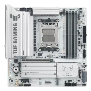 Motherboard ASUS TUF GAMING B850M-PLUS WIFI7 W, AMD B850, Sockel AM5, micro ATX, DDR5, 4×DIMM, bis zu 256 GB, Wi‑Fi 7, 2,5Gb Ethernet