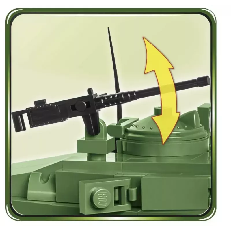 Bausteine Panzer Cobi M24 Chaffee Modell im Maßstab 1:35, Cobi-2543