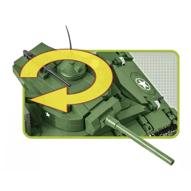 Bausteine Panzer Cobi M24 Chaffee Modell im Maßstab 1:35, Cobi-2543