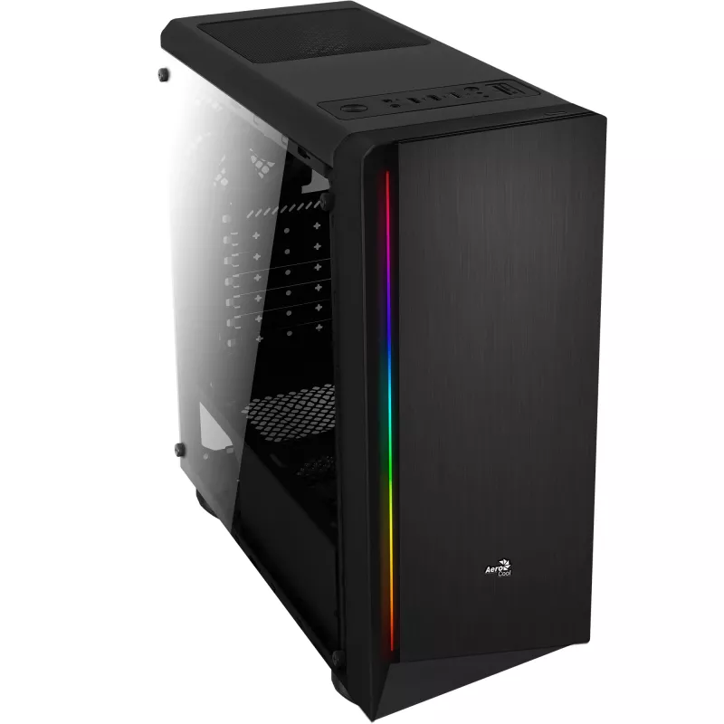 Aerocool RIFT Computergehäuse Midi Tower Schwarz