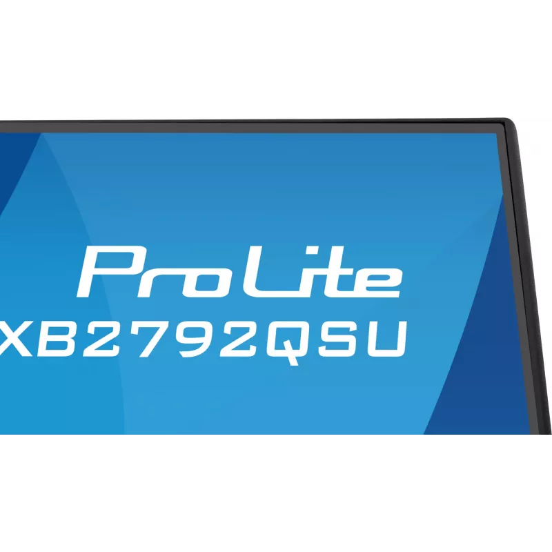 Monitor IIYAMA ProLite XB2792QSU-B1 27” IPS QHD 2560×1440 3 ms 178° VESA höhenverstellbarer Standfuß USB 3.2 Hub Lautsprecher schwarz B Energie
