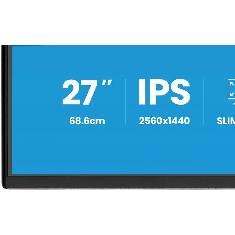 Monitor IIYAMA ProLite XB2792QSU-B1 27” IPS QHD 2560×1440 3 ms 178° VESA höhenverstellbarer Standfuß USB 3.2 Hub Lautsprecher schwarz B Energie