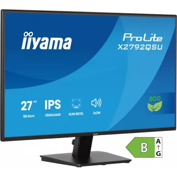 iiyama ProLite X2792QSU-B1 Computer Monitor 68,6 cm (27 Zoll) 2560 x 1440 Pixel Quad HD LED Schwarz
