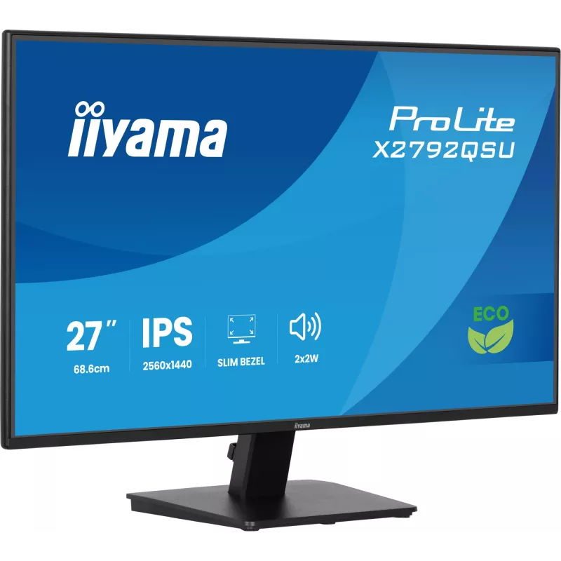 iiyama ProLite X2792QSU-B1 Computer Monitor 68,6 cm (27 Zoll) 2560 x 1440 Pixel Quad HD LED Schwarz