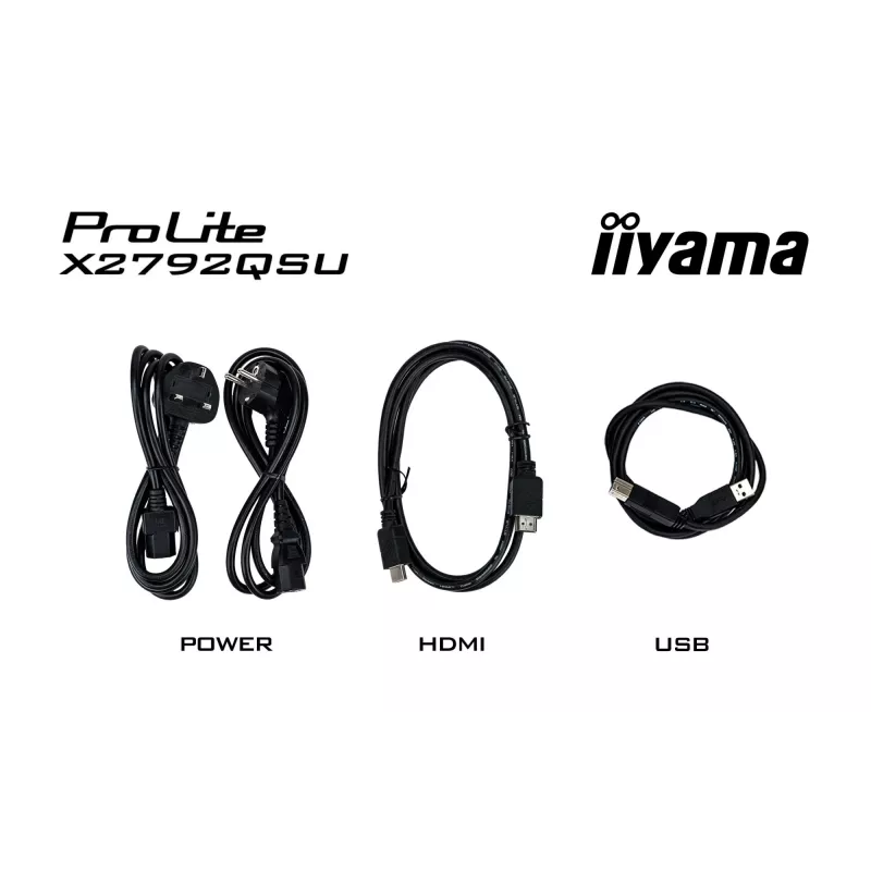 iiyama ProLite X2792QSU-B1 Computer Monitor 68,6 cm (27 Zoll) 2560 x 1440 Pixel Quad HD LED Schwarz