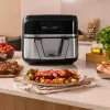 Heißluftfritteuse Cecotec Cecofry Dual 9000 9 L 2850 W Schwarz Edelstahl