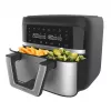 Heißluftfritteuse Cecotec Cecofry Dual 9000 9 L 2850 W Schwarz Edelstahl
