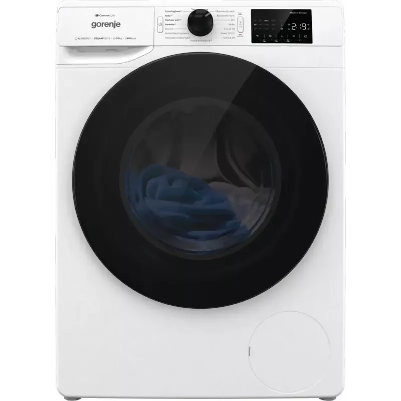 Gorenje WPNEI14A2TS Waschmaschine Frontlader 10 kg 1400 U/min Schwarz, Weiß
