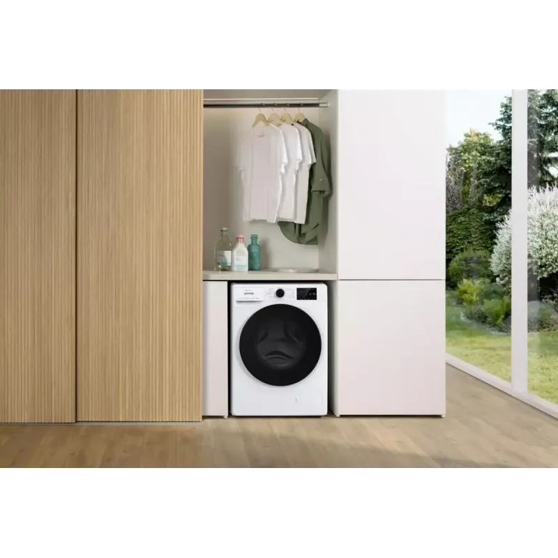 Gorenje WPNEI14A2TS Waschmaschine Frontlader 10 kg 1400 U/min Schwarz, Weiß