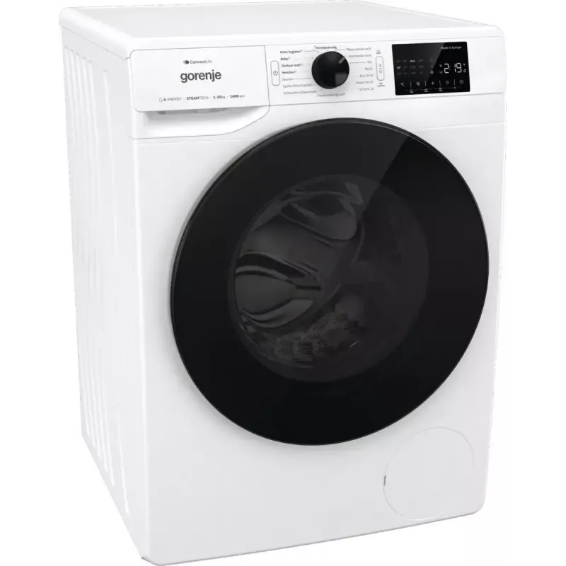 Gorenje WPNEI14A2TS Waschmaschine Frontlader 10 kg 1400 U/min Schwarz, Weiß