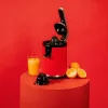 Slow Juicer Cecotec Xqueeze RetroJuice 600 600 W Schwarz Rot Edelstahl