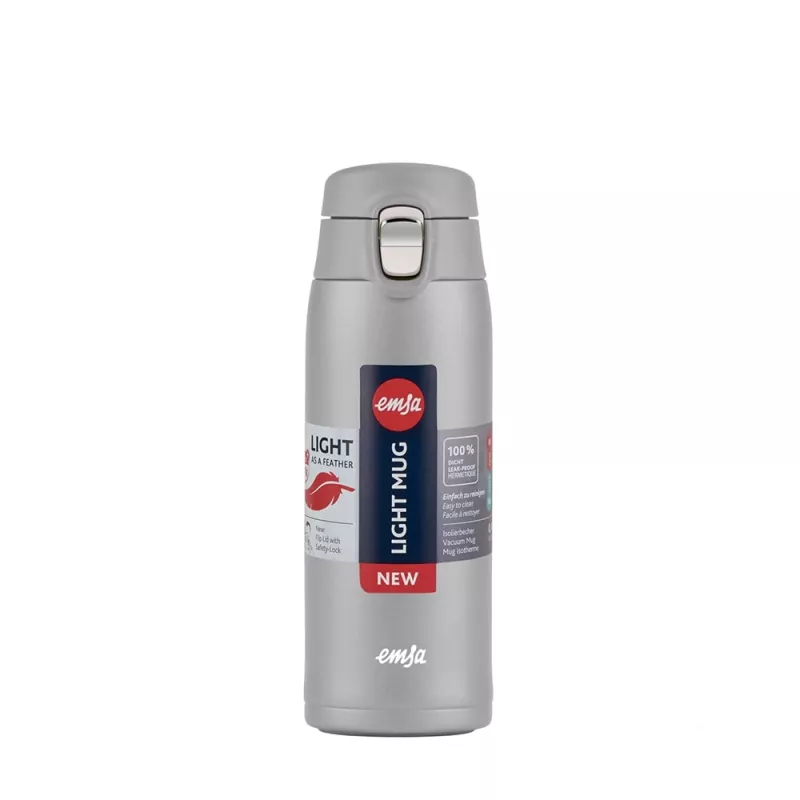 EMSA Light Mug 400 ml Silber