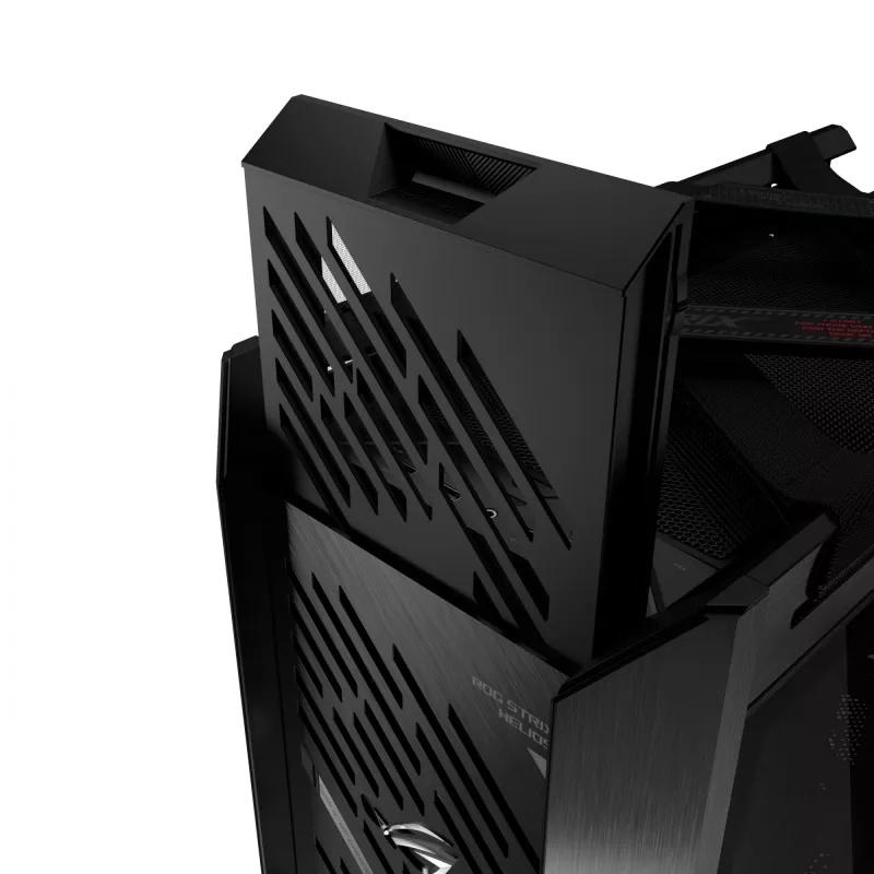 PC-Gehäuse ASUS ROG Strix Helios II Midi Tower — ATX/Midi Tower, gehärtetes Glas, 420 mm GPU, 3x140 mm Frontlüfter, USB-C