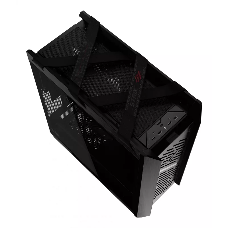 PC-Gehäuse ASUS ROG Strix Helios II Midi Tower — ATX/Midi Tower, gehärtetes Glas, 420 mm GPU, 3x140 mm Frontlüfter, USB-C