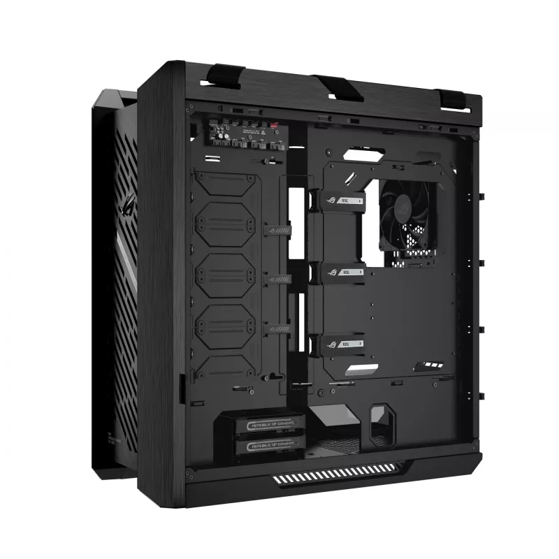 PC-Gehäuse ASUS ROG Strix Helios II Midi Tower — ATX/Midi Tower, gehärtetes Glas, 420 mm GPU, 3x140 mm Frontlüfter, USB-C