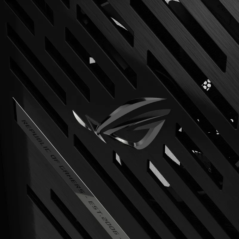 PC-Gehäuse ASUS ROG Strix Helios II Midi Tower — ATX/Midi Tower, gehärtetes Glas, 420 mm GPU, 3x140 mm Frontlüfter, USB-C