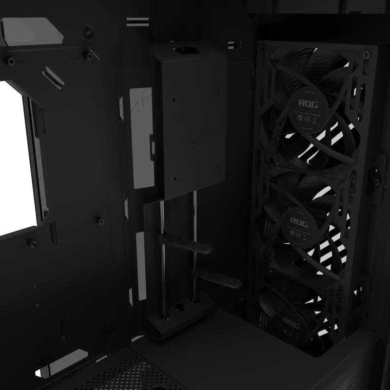 PC-Gehäuse ASUS ROG Strix Helios II Midi Tower — ATX/Midi Tower, gehärtetes Glas, 420 mm GPU, 3x140 mm Frontlüfter, USB-C