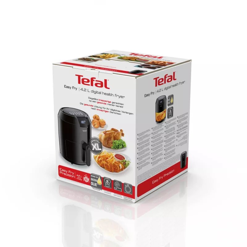 Tefal Easy Fry Precision EY4018 Single 4.2 L Stand-alone 1500 W Heißluftfritteuse Schwarz
