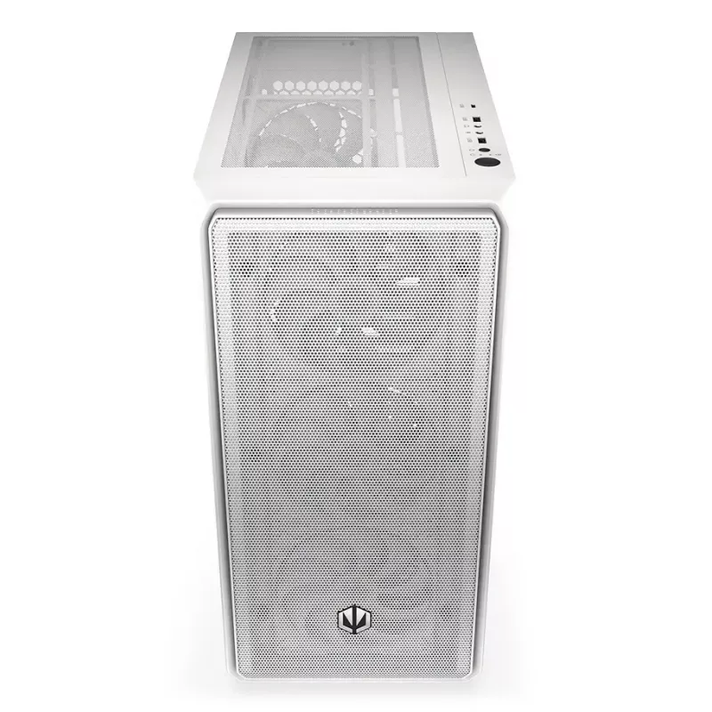 PC-Midi-Tower-Gehäuse ENDORFY ARX 500 ARGB Weiß – gehärtetes Glas, unterstützt ATX/Micro-ATX/Mini-ITX, 3x140 mm vorne + 1x140 mm hinten, 1×3,5-Zoll- + 6×2,5-Zoll-Einschübe