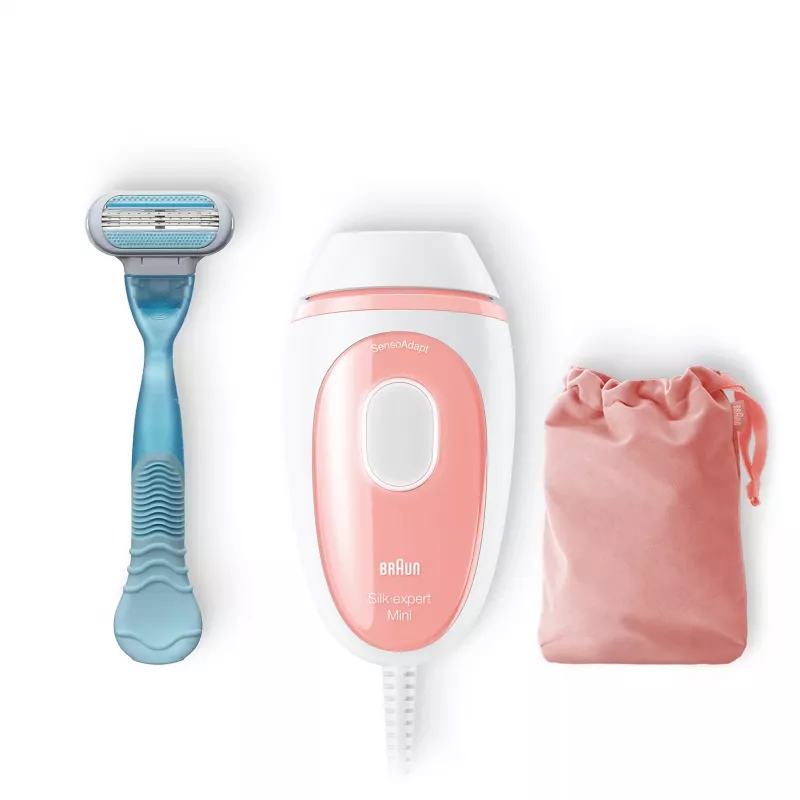 Braun Silk-expert Pro Silk-expert Mini Intense Pulsed Light (IPL) Pink, Weiß