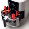 Ariete 4630 Heißluftfritteuse 9L, 1300W, Fassungsvermögen 9L, Garkapazität 2,5kg, 8 voreingestellte Programme, Temperatur bis zu 200°, transparenter Korb zur Garfortschrittskontrolle, Weiß