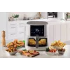 Ariete 4630 Heißluftfritteuse 9L, 1300W, Fassungsvermögen 9L, Garkapazität 2,5kg, 8 voreingestellte Programme, Temperatur bis zu 200°, transparenter Korb zur Garfortschrittskontrolle, Weiß